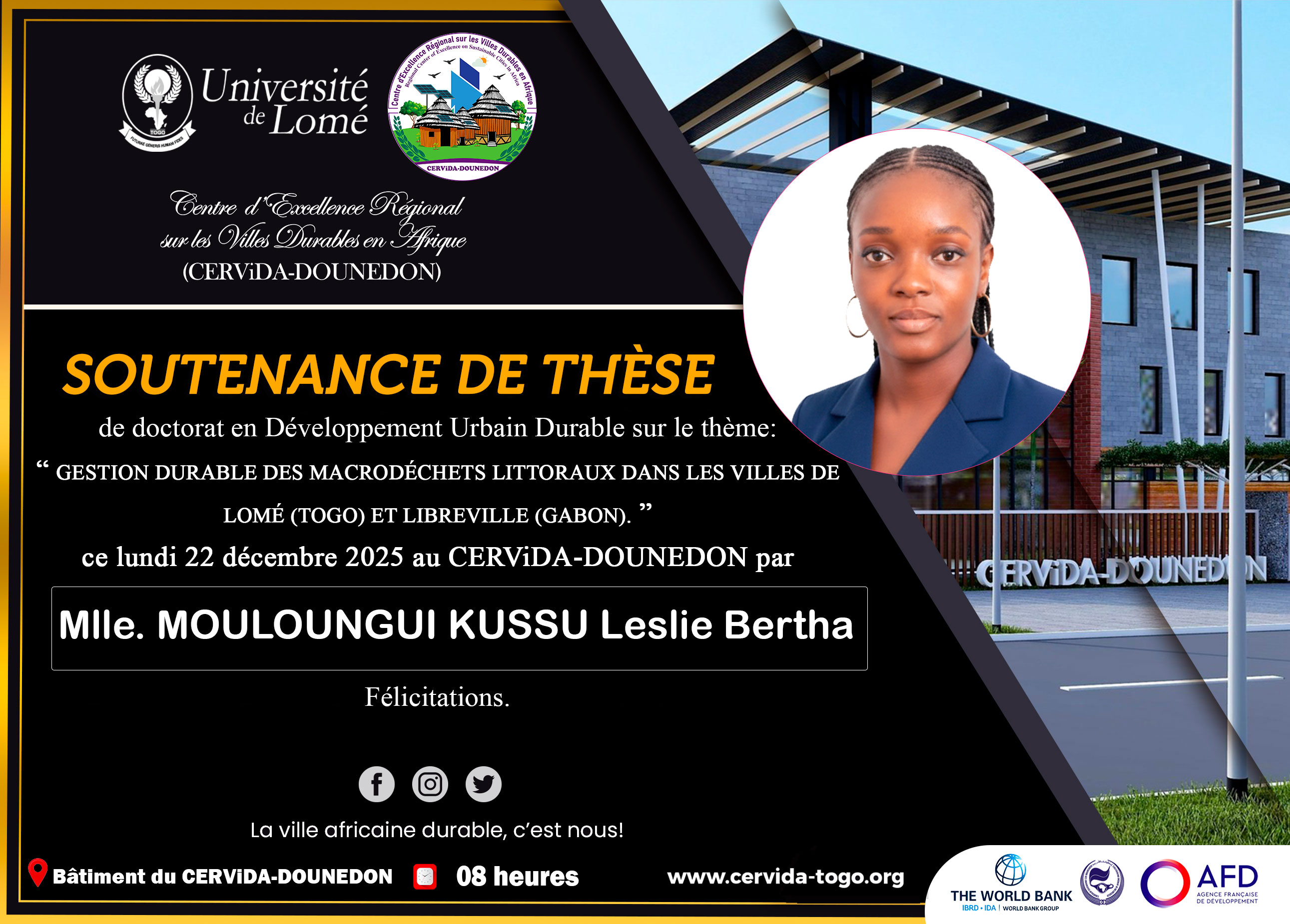 GESTION DURABLE DES MACRODÉCHETS LITTORAUX DANS LES VILLES DE LOMÉ (TOGO) ET LIBREVILLE (GABON)